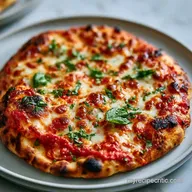 Naan Margherita Pizza in 15 Minutes