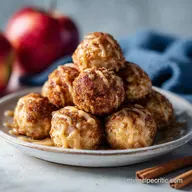 Apple Cinnamon Toddler Snack - No-Bake Bites