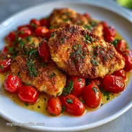 Garlic Chicken Tomatoes for 4 Servings