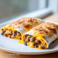 Bean and Cheese Burrito for Meal Prep