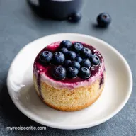 Blueberry Blitz Mug Cake Ready in 2 Minutes