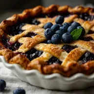 Blueberry Pie Recipe: No Runny Filling | Crispy Baked