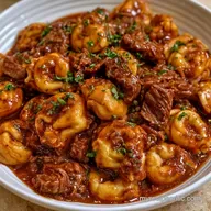 Braised Beef Tortellini for 5 Servings