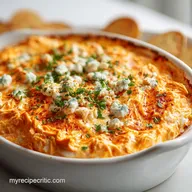 Buffalo Chicken Dip for Party in 35 Minutes