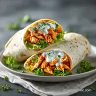 Buffalo Chicken Salad Wrap in 15 Minutes