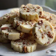 Buttery Pecan Shortbread Cookies: Slice and Bake Recipe
