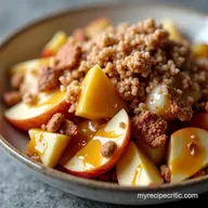 Caramel Apple Snickers Salad Autumn Dessert Bliss