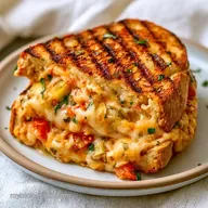 Gourmet Cheddar Baby Leek and Tomato Sandwich