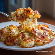 Proper Cheesy Pizza Potato Casserole The Great Spud Bake