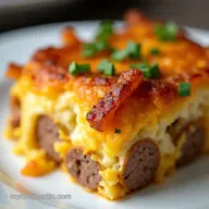 Easy Sausage Hash Brown Breakfast Casserole Recipe