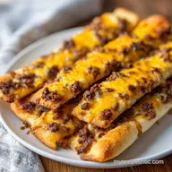 Cheesy Taco Breadsticks: Crispy and Molten