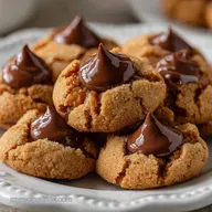 Peanut Butter Blossom Cookies: Chewy Centers Crispy Edges