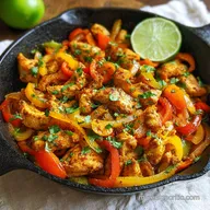 Chicken Fajita Skillet in 25 Minutes: Tender