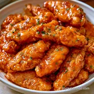 Crispy Chicken Fingers Buffalo Wings