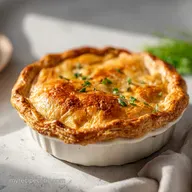 Chicken Mushroom Pie for 6 Servings
