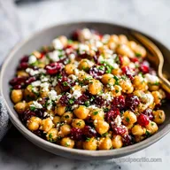 Chickpea Cranberry Salad: Ready in 15 Minutes