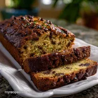Zucchini Bread Chocolate Chip Baked in 1 Hour