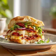 Classic Italian Focaccia Sandwich in 15 Minutes