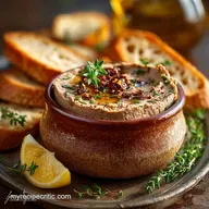 Silky Smooth Chicken Liver P&acirc;t&eacute; Recipe with Cognac and Thyme