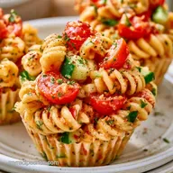 Cold Pasta Salad Cups in 30 Minutes