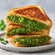 Coriander Chutney Sandwich in 17 Minutes