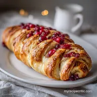Cranberry Brie Braid in 45 Minutes: Baked Appetizer