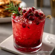 Christmas Cocktails: Make Ahead Cranberry Gin Fizz Recipe