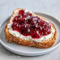Cream Cheese Jelly Sandwich in 7 Minutes