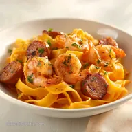 One-Pot Cajun Shrimp Pasta with Sausage