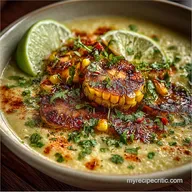 Sunshine in a Bowl Creamy Charred Mexican Street Corn Soup Recipe