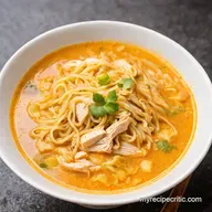 Creamy Chicken Laksa Noodle Soup A Malaysian Delight