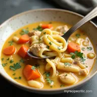 The Ultimate Comfort Easy Creamy Chicken Noodle Soup