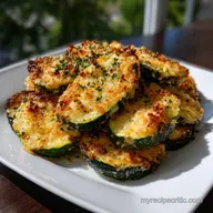 Oven Roasted Zucchini: Ultra-Crispy Parmesan Bites