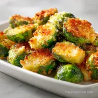 Crispy ParmesanCrusted Roasted Brussels Sprouts