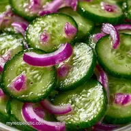 Crunchy English Cucumber Salad: Zesty and Crisp