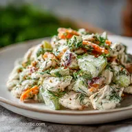 Dill Pickle Chicken Salad for 4 Servings: Creamy and Tangy