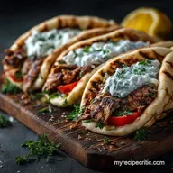 The Best Homemade Gyros Recipe No Spit Required Tzatziki