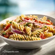 Easy Italian Pasta Salad for 8-10 Servings