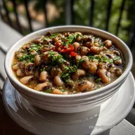 black eyed peas: Savory Pot Likker & Smoke Infused Flavor