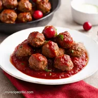 Easy Slow Cooker Cranberry Meatballs Holiday CrowdPleaser