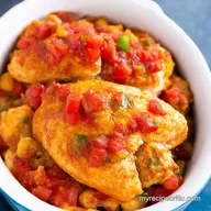 Easy Chicken and Salsa Recipe Fiesta Chicken Bake