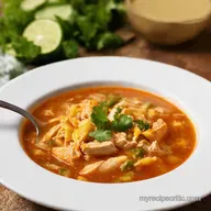 Chicken Tortilla Soup Sunshine in a Spoonful