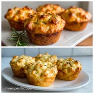 Focaccia Muffins: Crispy Baked | 4 Ingredients