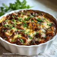 French Onion Beef Casserole Recipe for 6