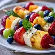 Fruit Cheese Kabobs in 15 Minutes
