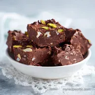 Rocky Road Squares with Dark Chocolate in 135 Minutes