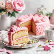 Delicious Galentines Cake Recipe with Pink Frosting Perfect for Sharing: Make-Ahead
