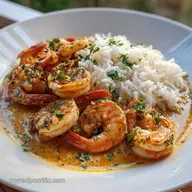 Shrimp with Garlic and Coconut Milk for 4