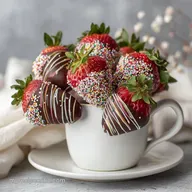Chocolate Covered Strawberries: High Gloss Finish