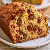 Chocolate Zucchini Bread for 8 Slices